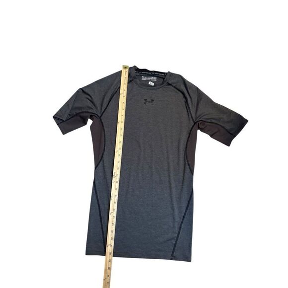 Under Armour HeatGear Compression Shirt Gray Mens LG - Picture 4 of 6